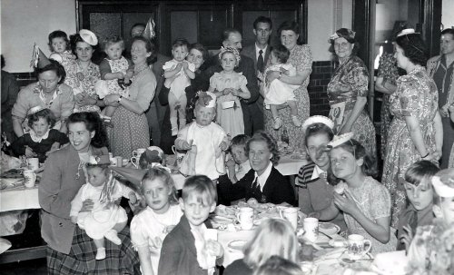 Queen's Coronation Party, 1953 at Waverly School