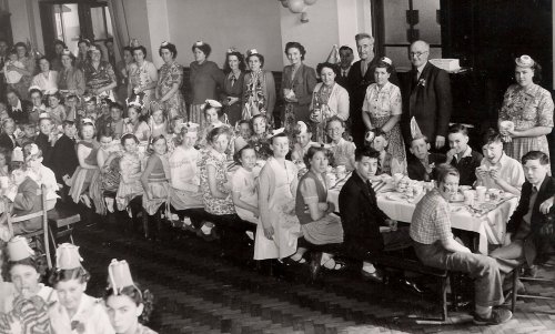 Queen's Coronation Party, 1953 at Waverly School