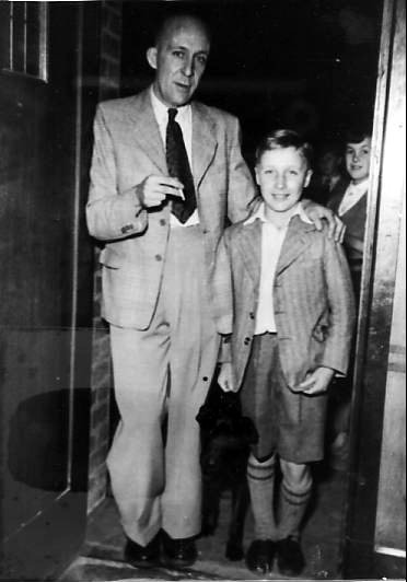 Chris and his Dad standing in the doorway of the Woodman Public House
This is where I was able to get the autograph of Freddie Mills, the boxer