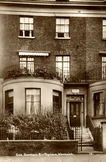General Gordon's Birthplace, Woolwich
